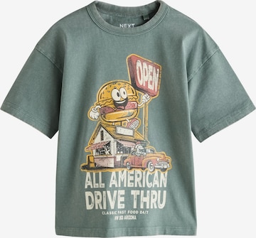 T-Shirt Next en vert : devant