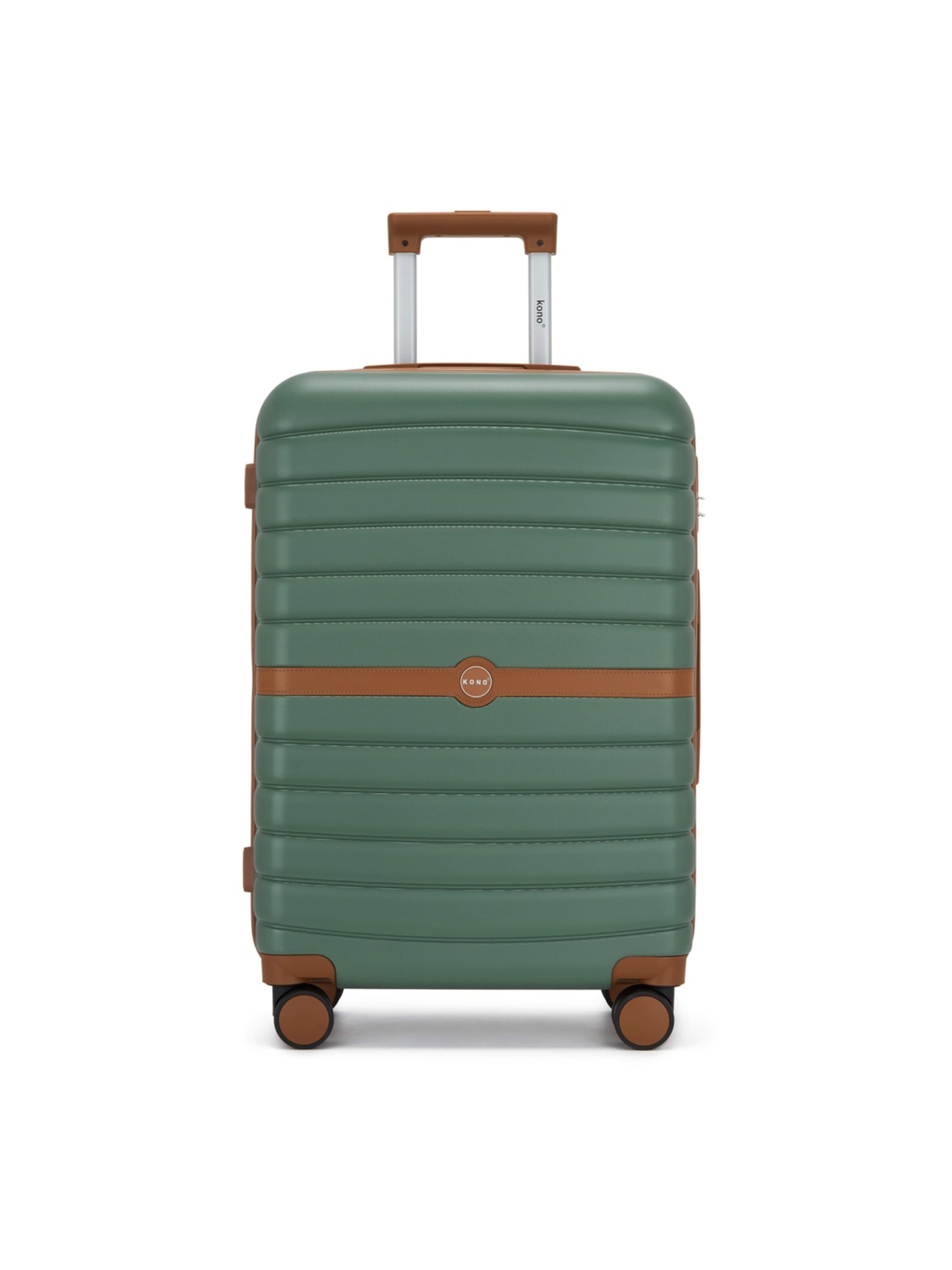 Kono Suitcase in Brown: front