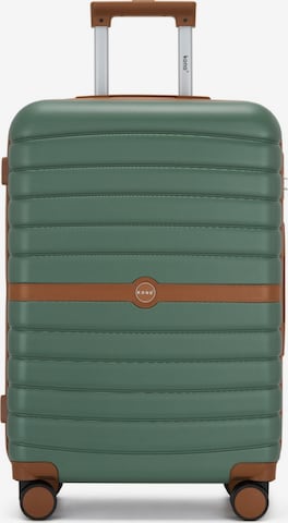Kono Suitcase in Brown: front