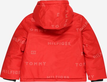 TOMMY HILFIGER Prehodna jakna | rdeča barva