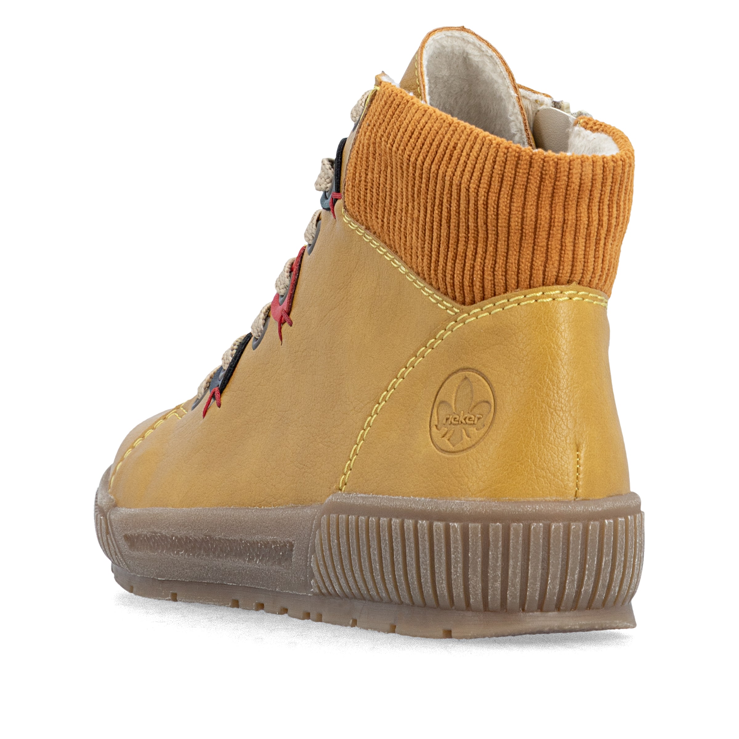 Bottes à lacets Rieker en jaune