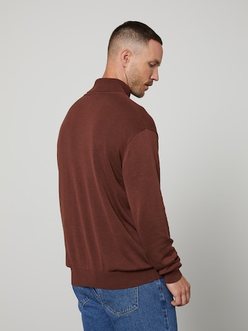 DAN FOX APPAREL Sweater 'Enno' in Brown