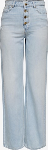 Wide Leg Jean 'Molly' ONLY en bleu : devant