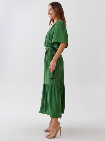 Tussah Dress in Green