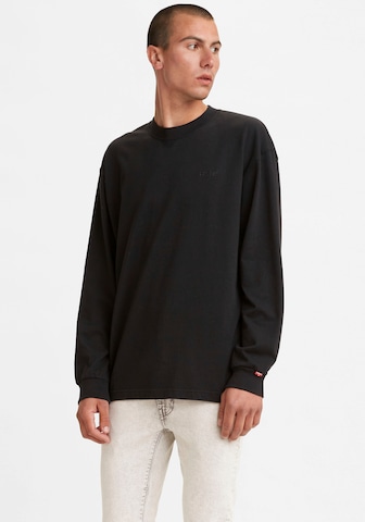 LEVI'S ® Shirt 'Levi's® Red Tab™ Long Sleeve Tee' in Zwart: voorkant