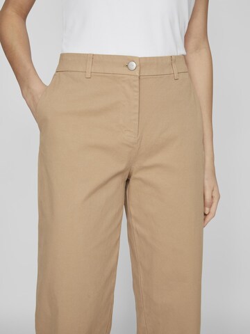 VILA Regular Pants in Brown