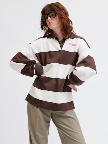 JJXX - Sweatshirt 'JXPALOMA' em castanho: frente
