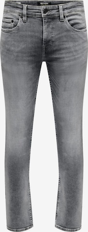 pilka Only & Sons Standartinis Džinsai 'ONSLOOM': priekis