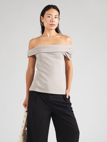 & Other Stories Shirt in Beige: voorkant