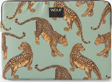 Borsa per laptop 'Daily' di Wouf in verde: frontale