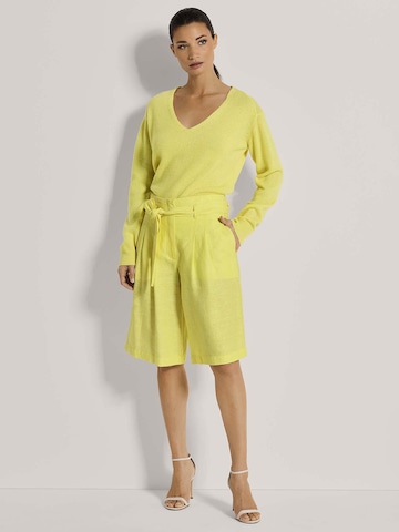 Loosefit Pantalon à pince MADELEINE en jaune