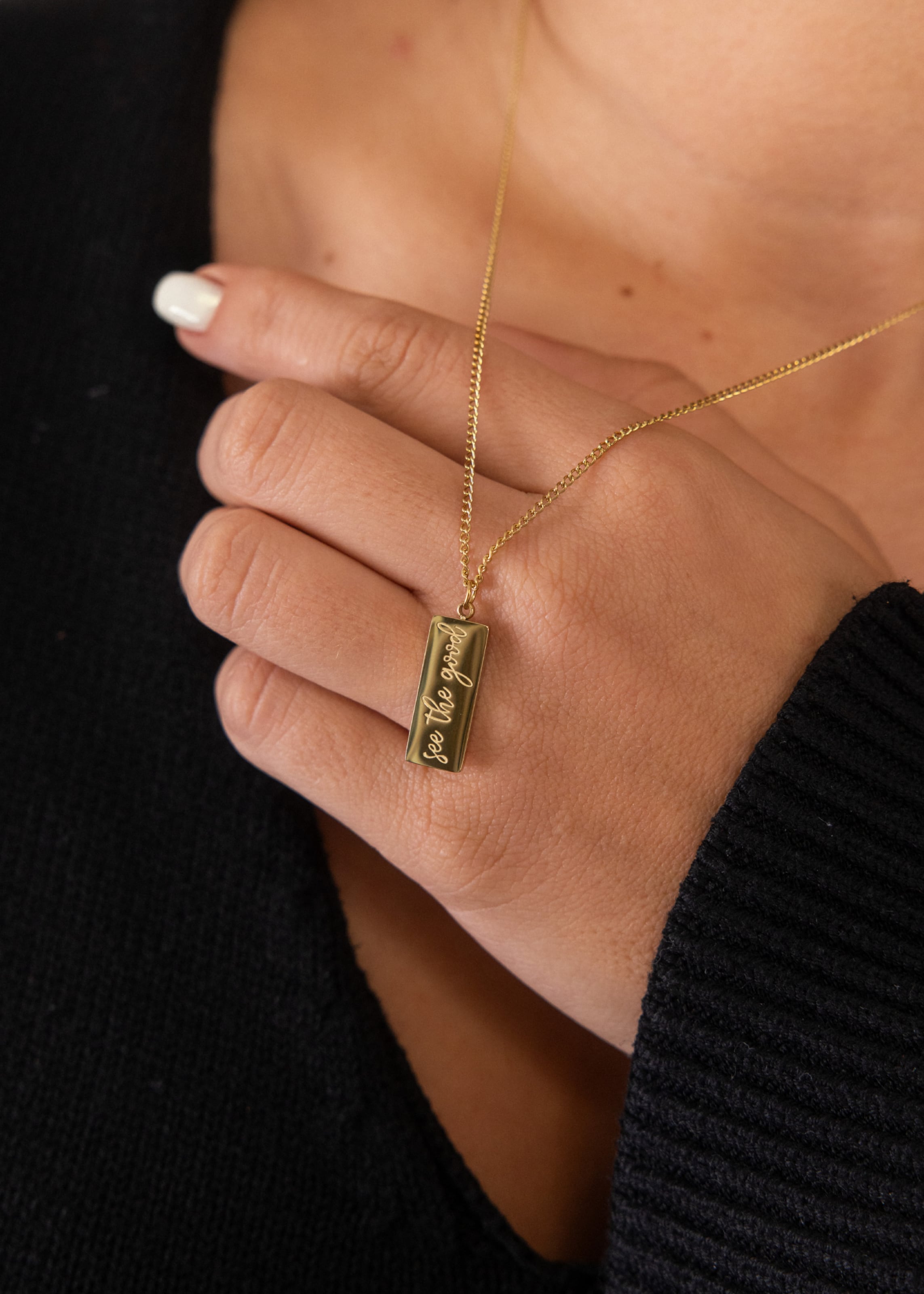 PURELEI Necklace 'See the good' in Gold