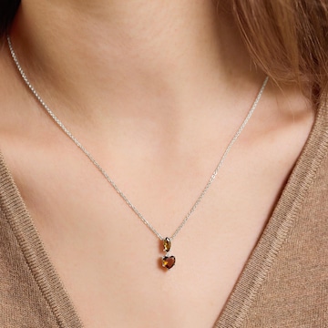 AMOR Necklace in Silver: front