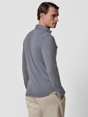 Profuomo Knit Cardigan in Blue