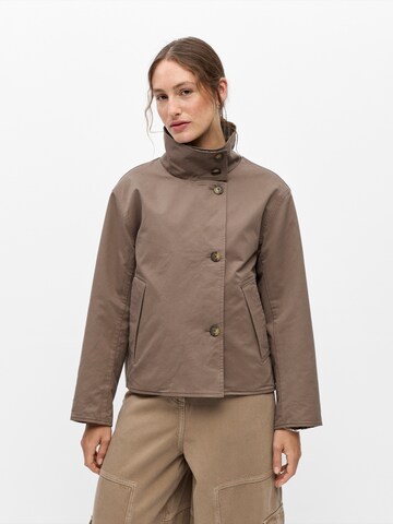 Veste mi-saison 'OBJGRO' OBJECT en marron : devant