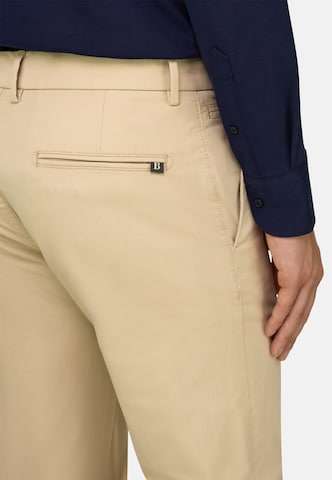 Coupe slim Pantalon chino Boggi Milano en marron