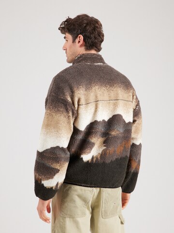 Only & Sons Fleece jas in Bruin