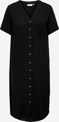 ONLY Carmakoma Shirt Dress in Black: front