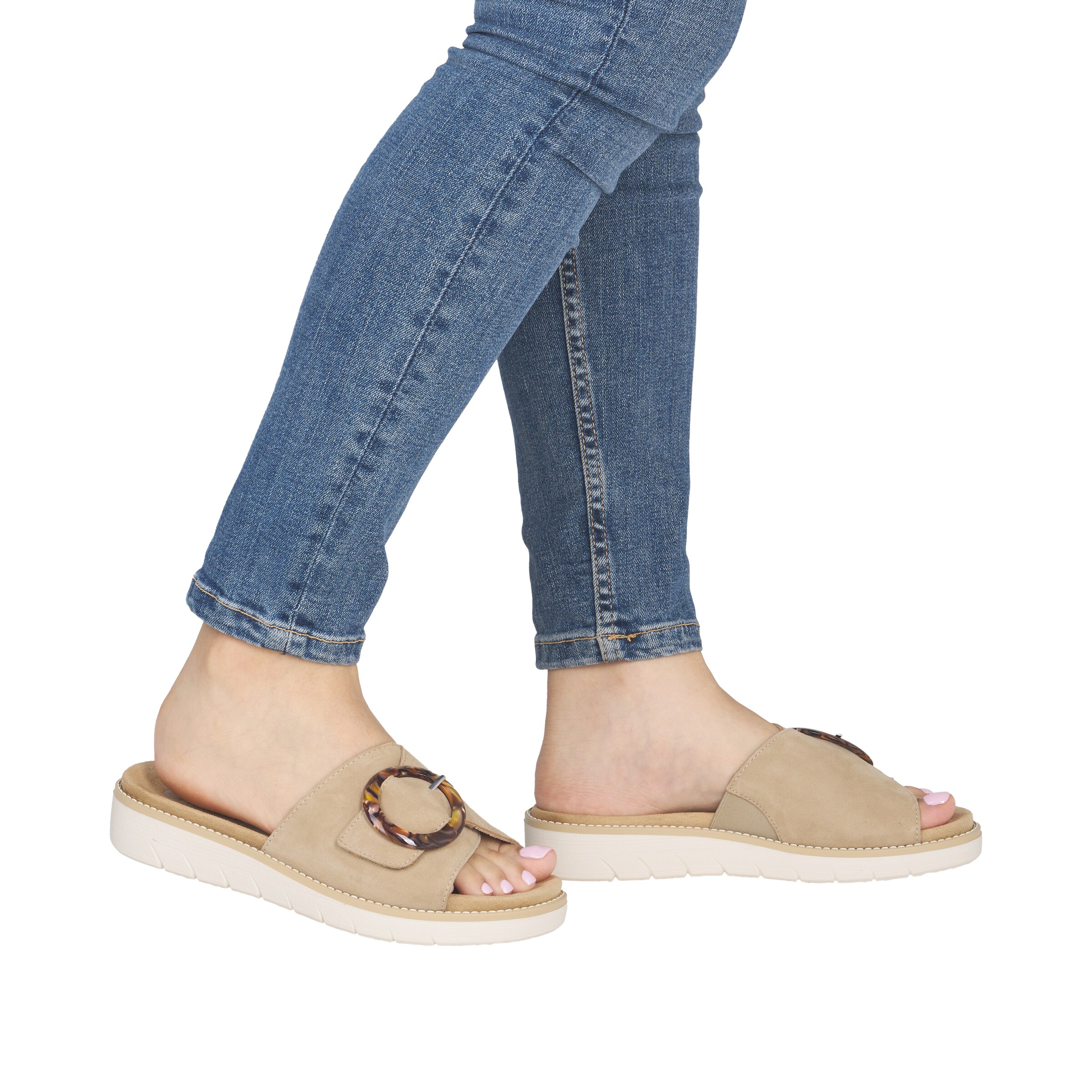 REMONTE Mules in Beige: front