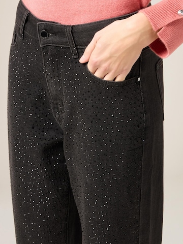 oltre - Ropa ancha Vaquero en negro