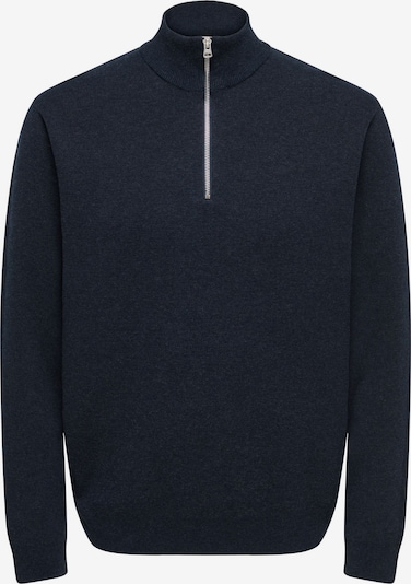 Only & Sons Pullover 'ONSTing' in L in dunkelblau, Produktansicht