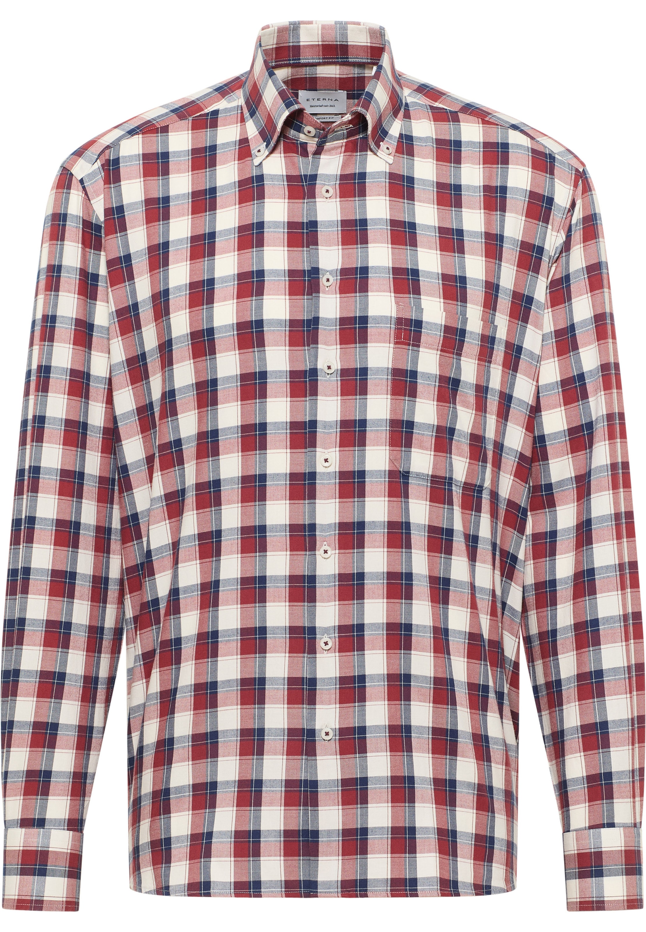 ETERNA Comfort fit Zakelijk overhemd in Gemengde kleuren: voorkant