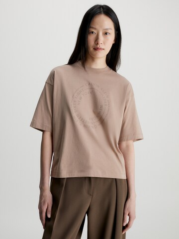 Calvin Klein Shirt in Braun: predná strana