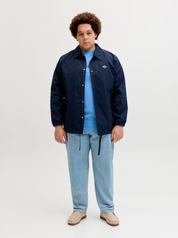 Jack & Jones Plus Shirt 'JORNorrebro' in Blue