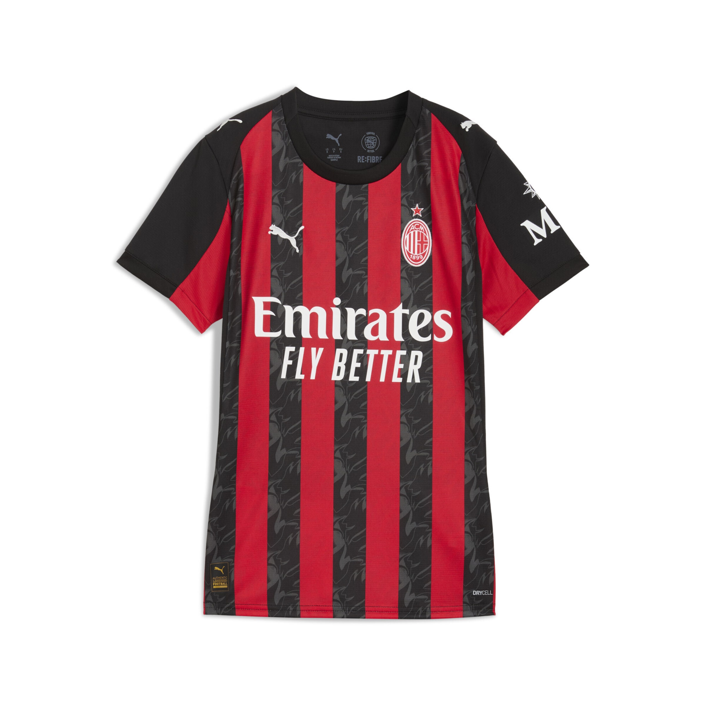 PUMA Tricot 'AC Milan 25/26' in de kleur Donkergrijs / Rood / Zwart / Wit, Productweergave