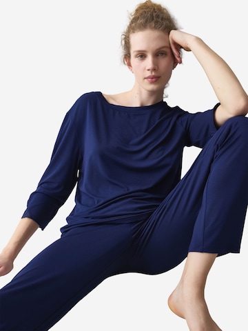 Pyjama ' Red Label Amourette ' TRIUMPH en bleu