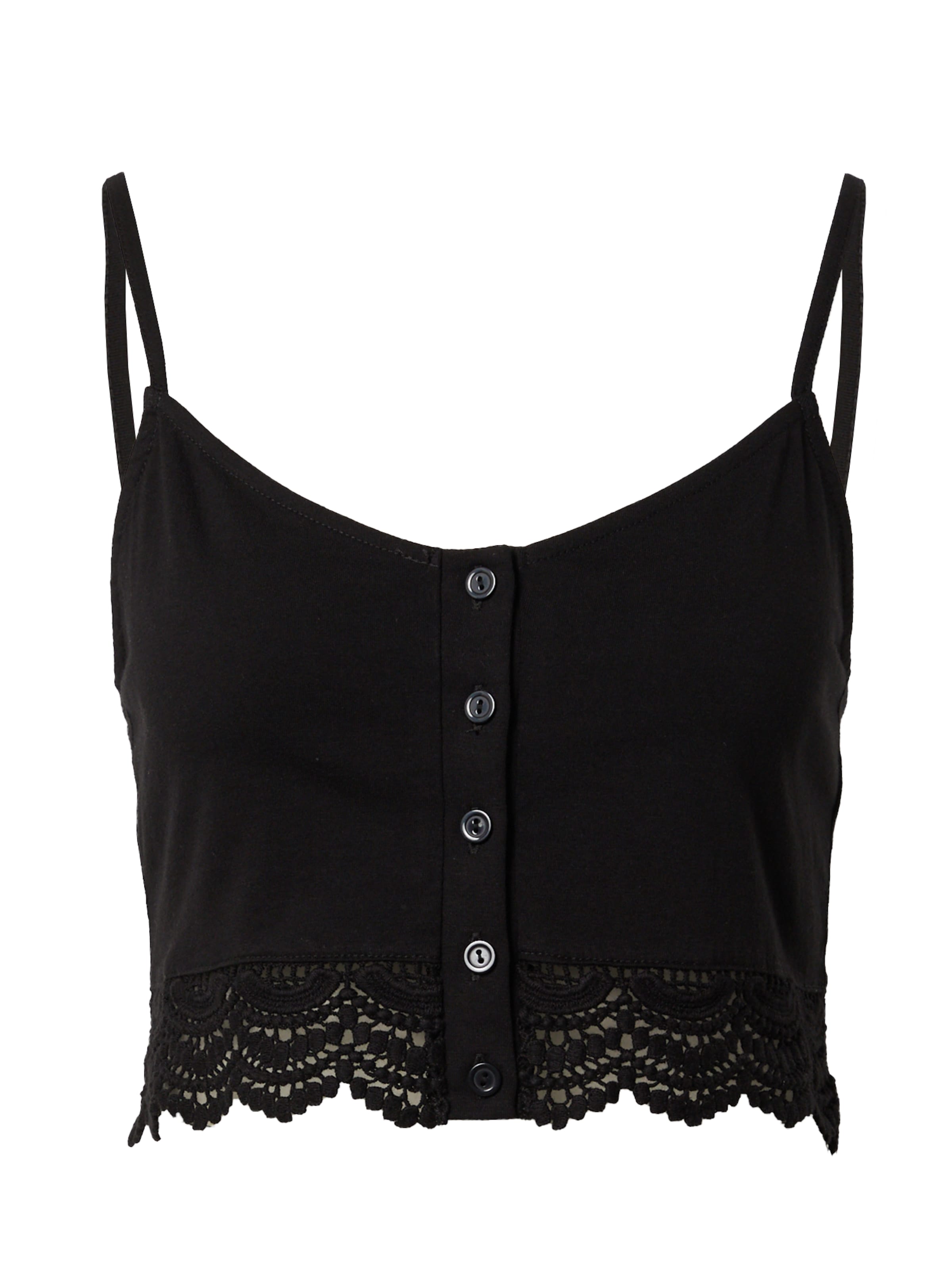 ABOUT YOU Top 'Silva Top' in Black: front