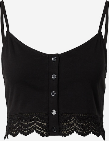 ABOUT YOU Top 'Silva Top' in Black: front