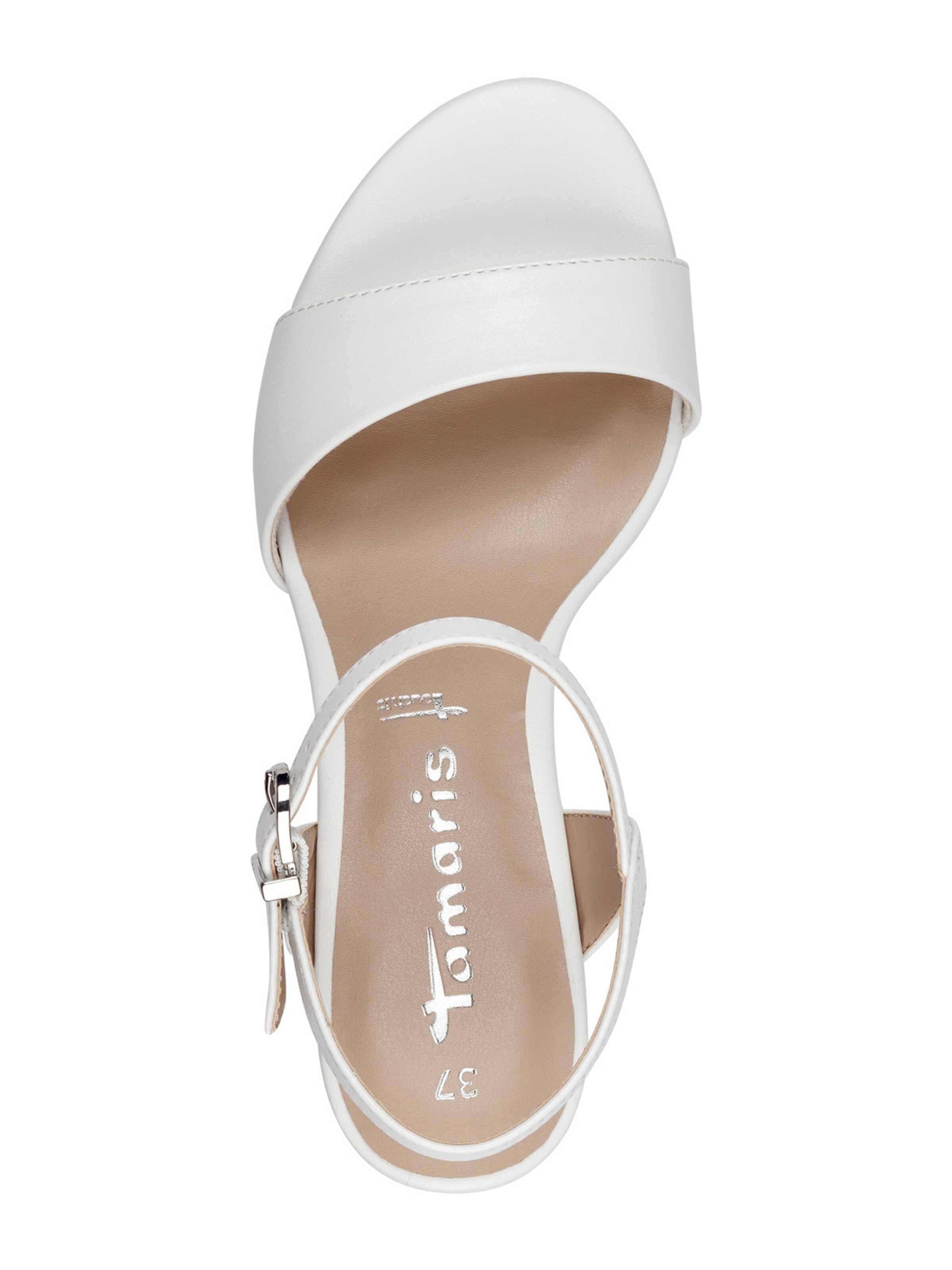Sandales à lanières Tamaris en blanc