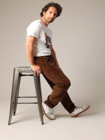 Loosefit Pantalon Deeluxe en marron