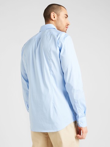 BOSS Slim fit Zakelijk overhemd 'P-HANK' in Blauw