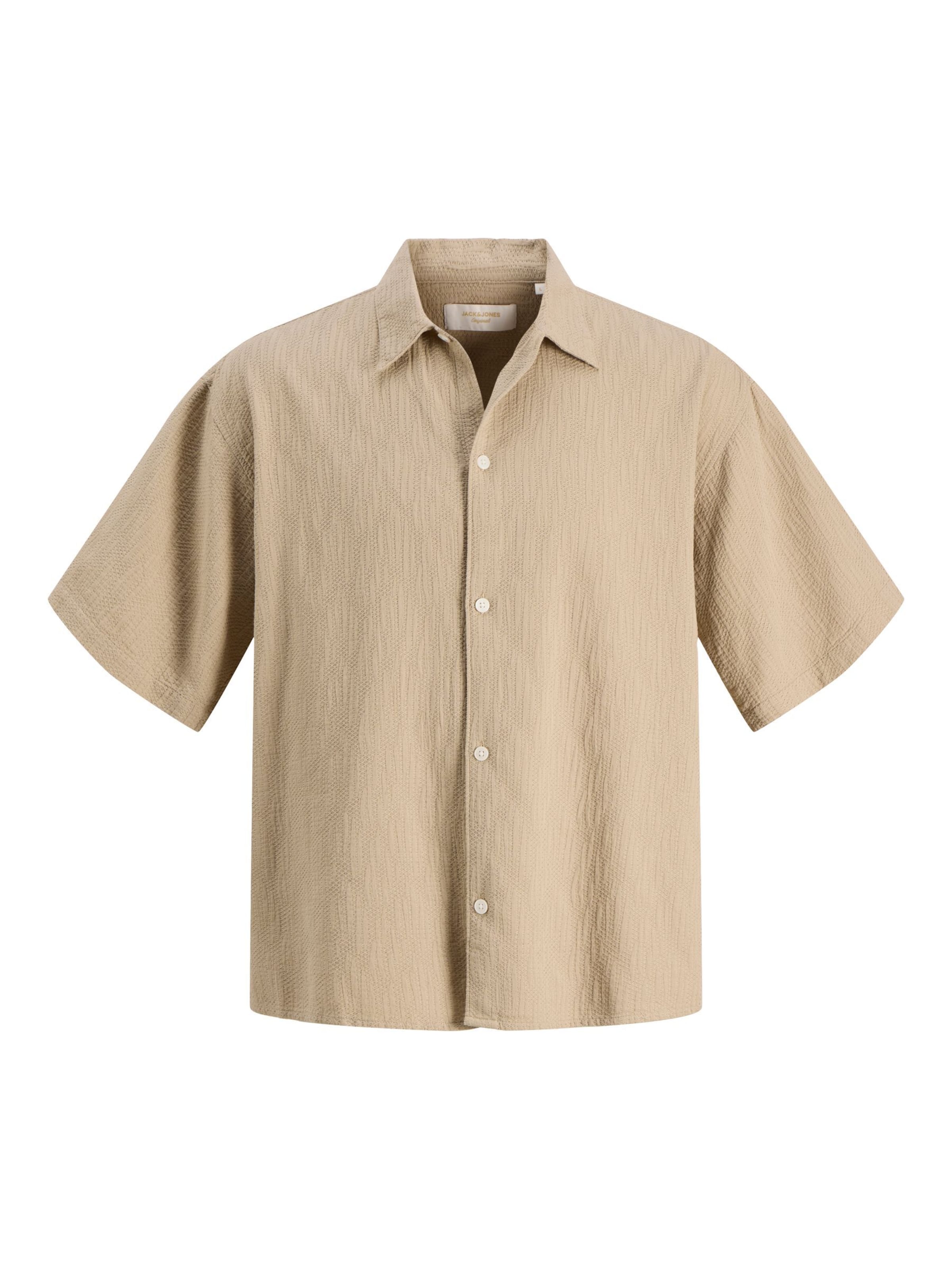 Comfort Fit Cămașă 'JORMONTAUK' de la JACK & JONES pe gri