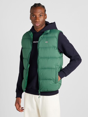 Gilet di Tommy Jeans in verde: frontale