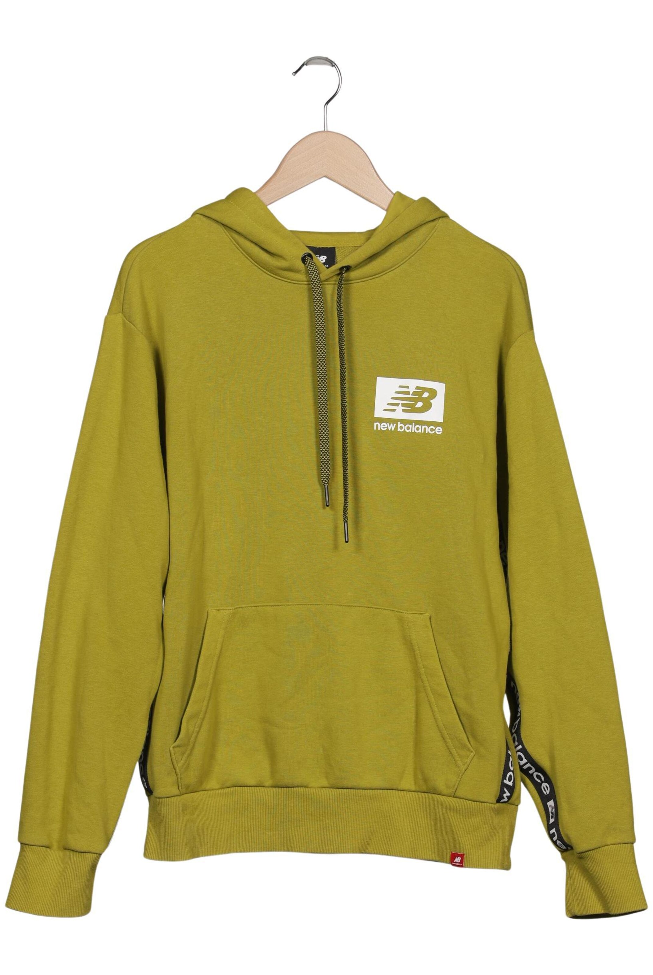new balance Sweatshirt & Zip-Up Hoodie in M in Green: front