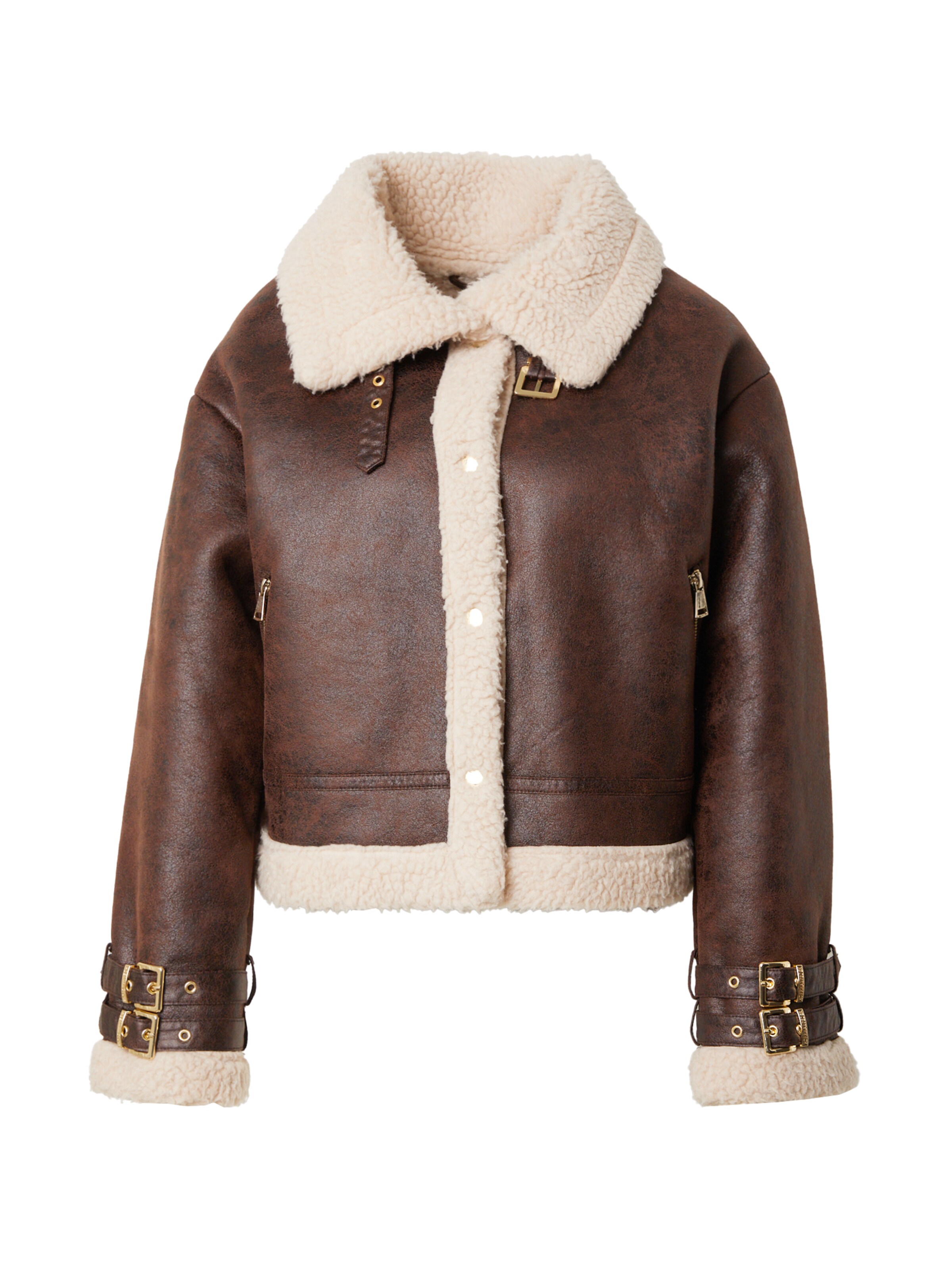 Hoermanseder Between-season jacket in Brown: front
