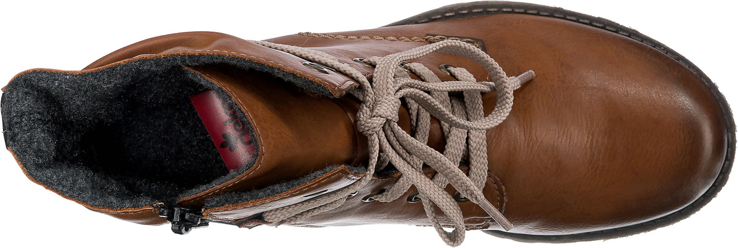 Rieker Snørestøvletter i brun