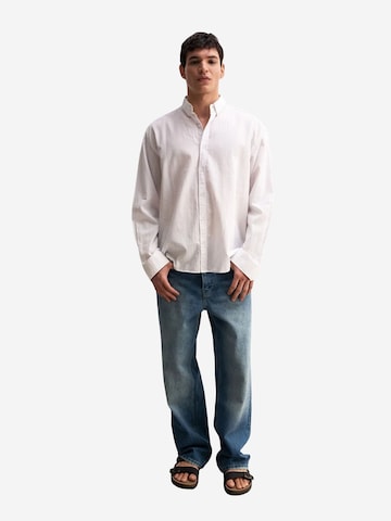Giesto Comfort fit Overhemd in Wit: voorkant