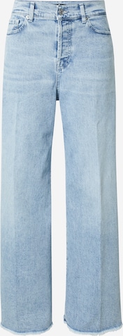 7 for all mankind Wide leg Jeans 'ZOEY' in Blauw: voorkant