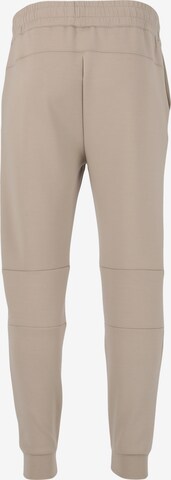 Virtus Tapered Sportbroek 'Taro' in Bruin