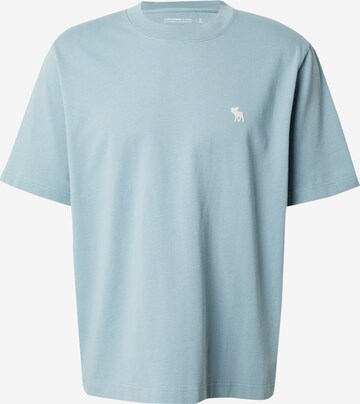 T-Shirt Abercrombie & Fitch en bleu : devant