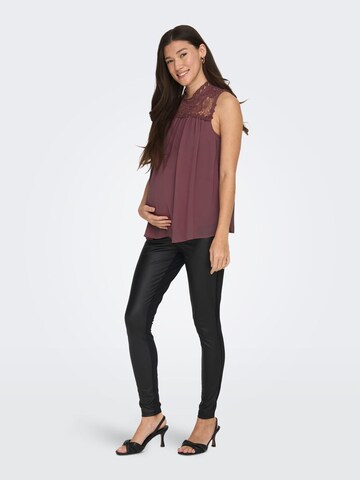 Only Maternity Top in Brown