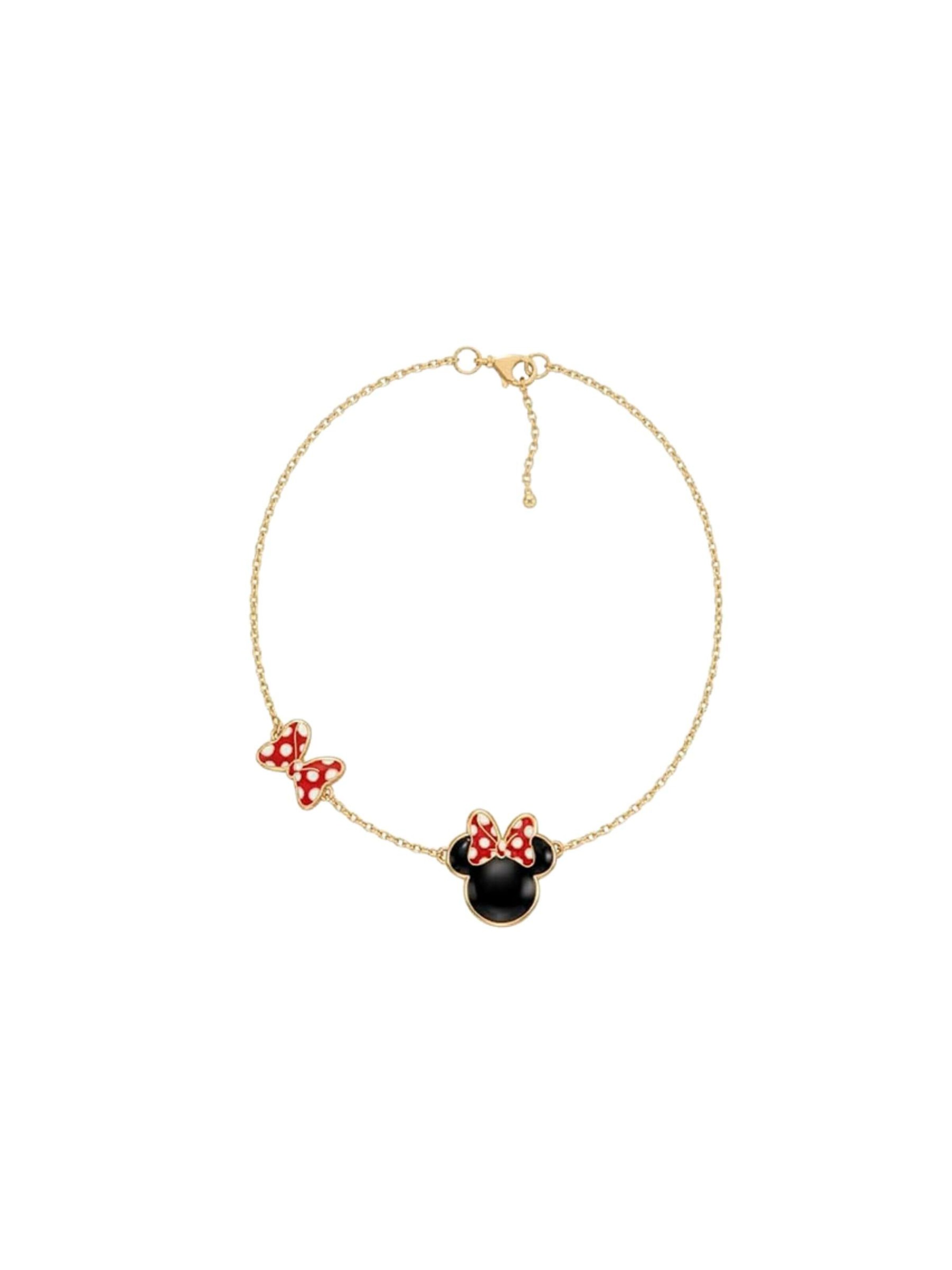 DISNEY Schmuck 'Minnie'‌‌‌‌‌ in Schwarz