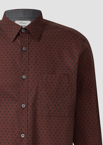 s.Oliver Comfort Fit Hemd in Rot