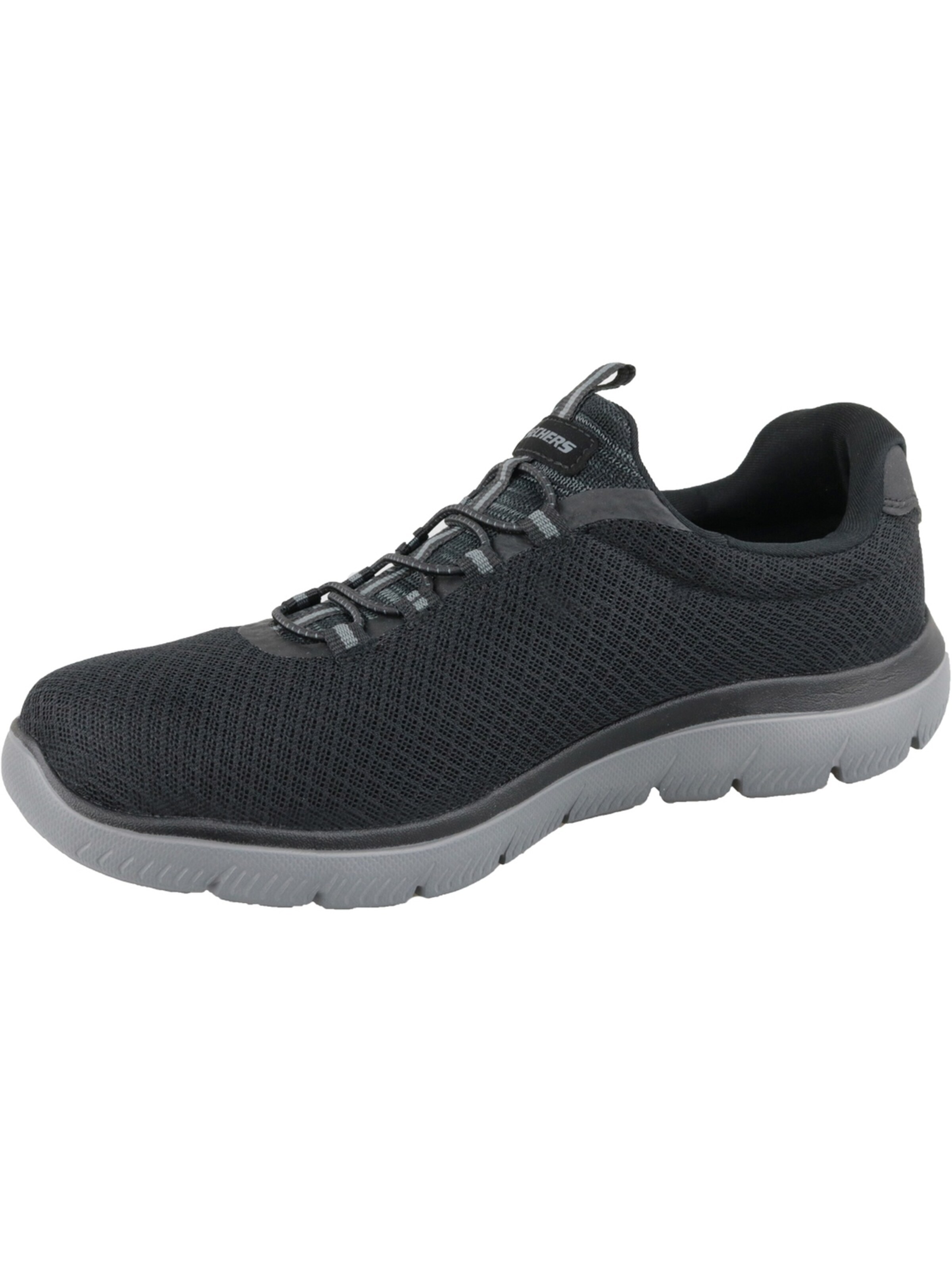 SKECHERS Sneakers laag 'Summits' in Zwart: voorkant