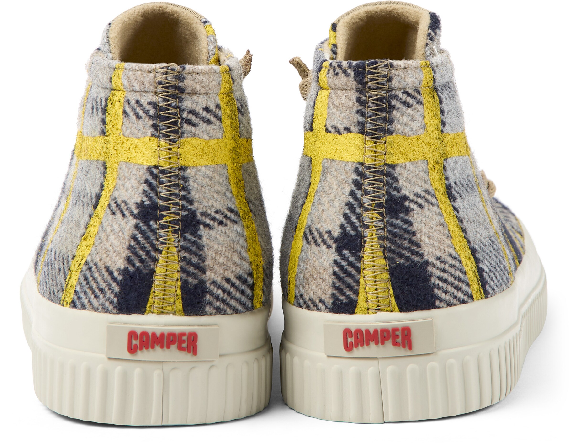CAMPER High-Top Sneakers 'Peu Roda' in Beige