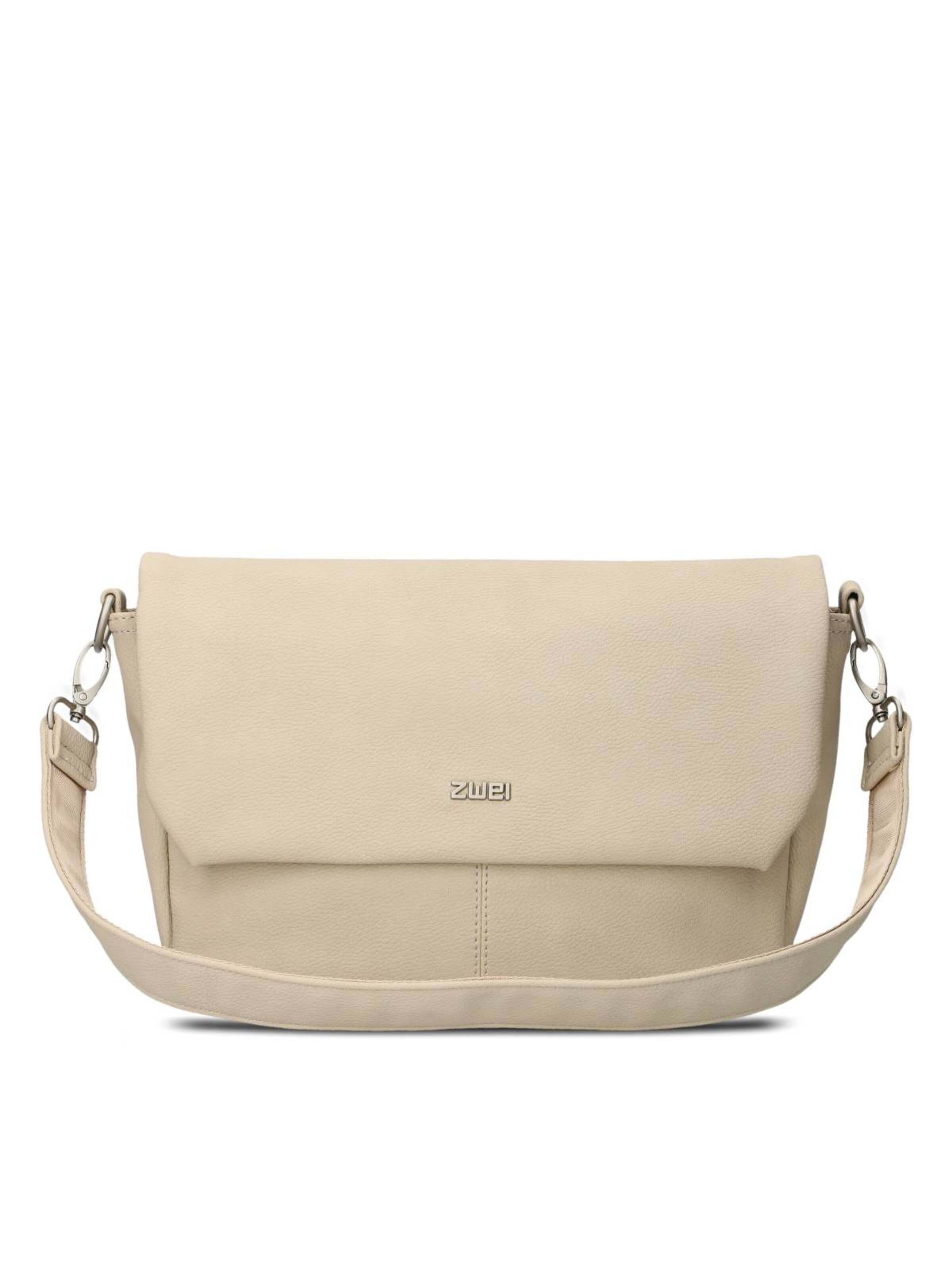 ZWEI - Bolso de mano 'MADEMOISELLE.M M60' en blanco